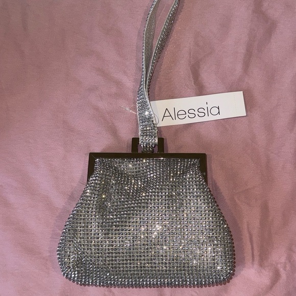 Alessia Rhinestone Clutch Purse - Picture 5 of 5
